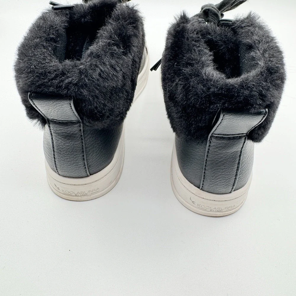 Koolaburra by UGG Women's Sundell Fuzz Chukka Size 7 Black